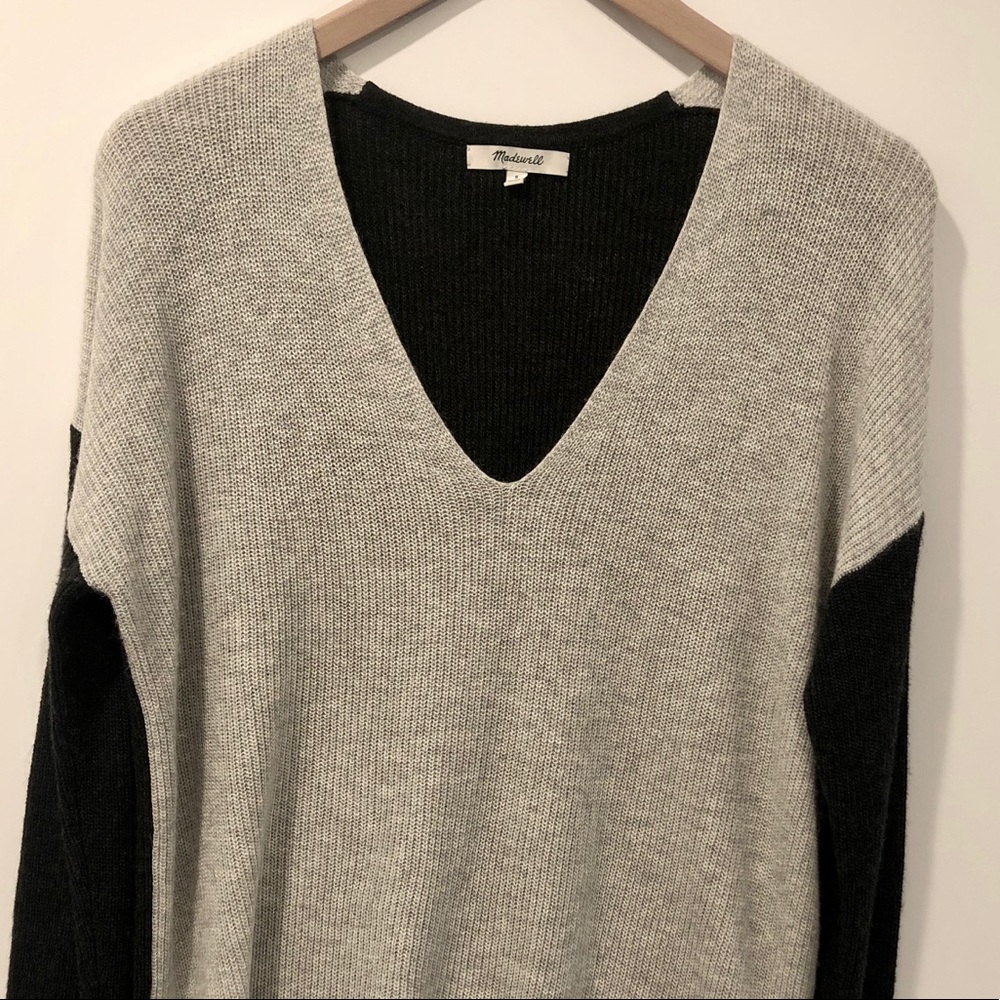 Madewell Colorblock Sweater - Size Small